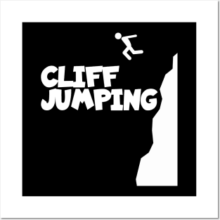 Cliff jumping Posters and Art